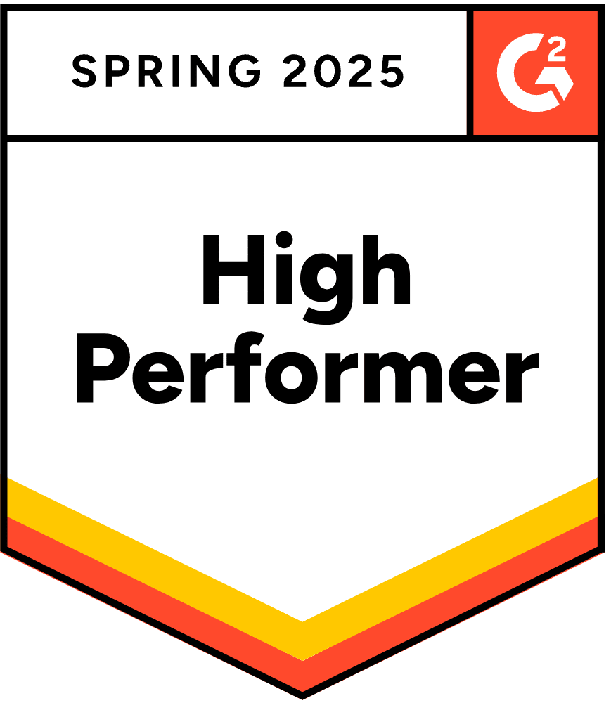 ProjectManagement_HighPerformer_HighPerformer G2 Badge