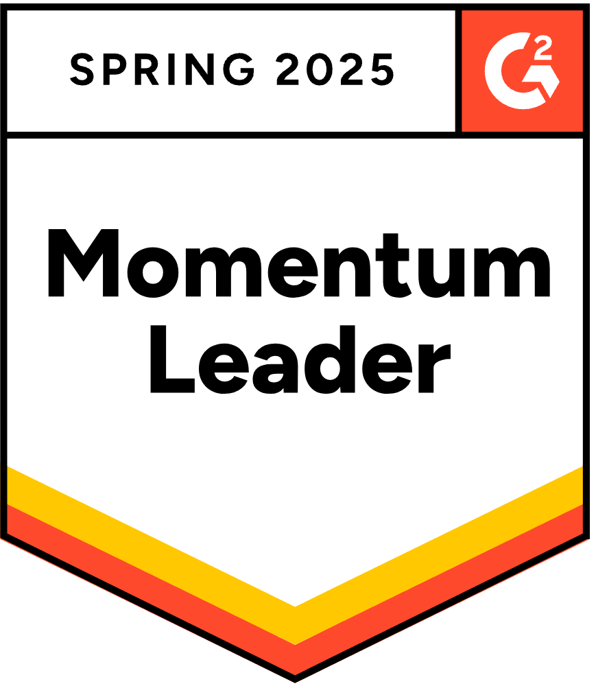 ProjectManagement_MomentumLeader_Leader G2 Badge